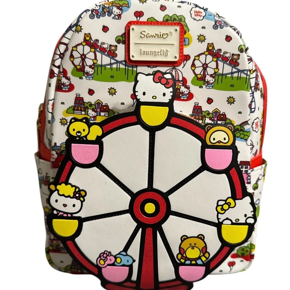 Loungefly Pink Hello Kitty Character Backpack - Picture 1 of 5